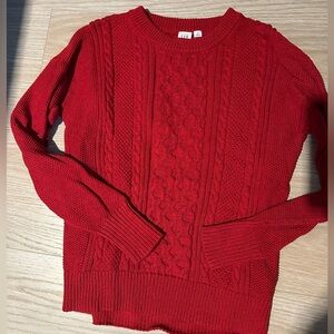 Gap 100% cotton cable knit sweater